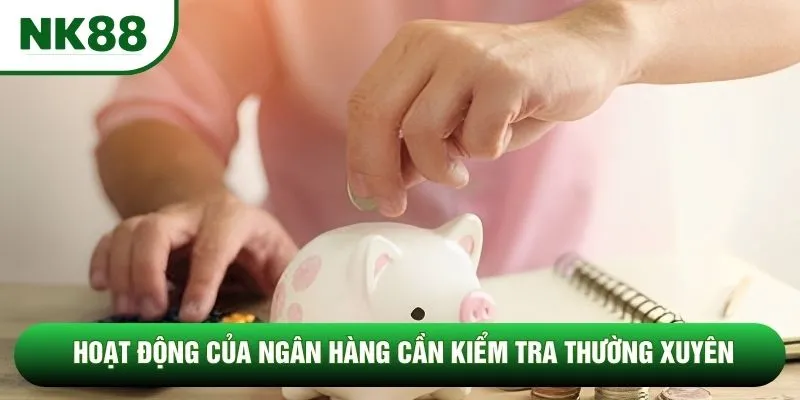Hoạt động của ngân hàng cần kiểm tra thường xuyên