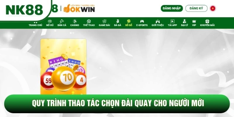 Quy trình thao tác chọn đài quay cho người mới